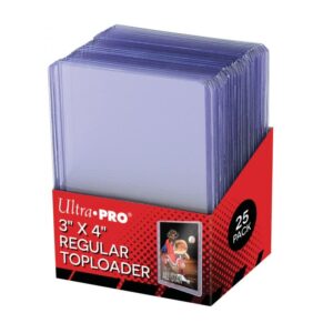 Toploader 3"x4" Regular "Super Clear" 25 Stuks