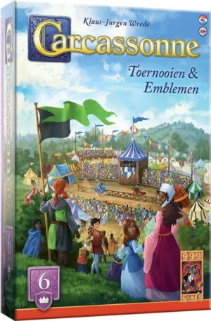 Carcassonne: Toernooien & Emblemen Uitbreiding (nieuw)