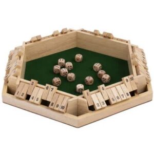 Shut the Box 6 spelers 10 cijfers 29x29cm