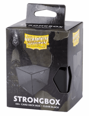 Strongbox - card deck box - Clear Black