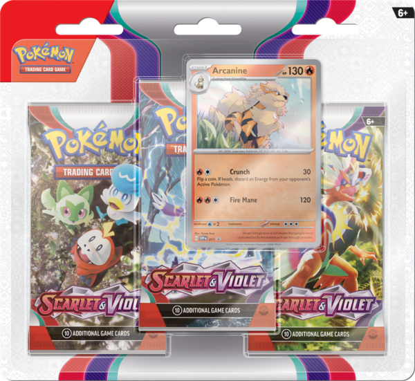POK TCG Scarlet & Violet 3 Booster Pack (Arcanine)