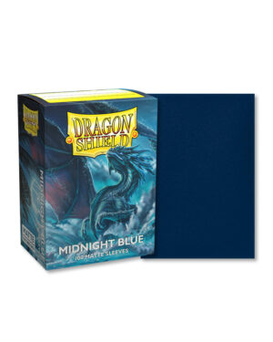 Dragon Shield Standard size Matte Sleeves - Midnight Blue (100 Sleeves)