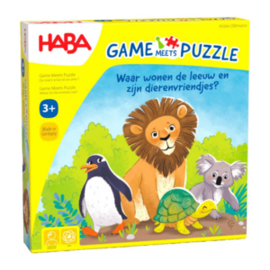 Game meets Puzzle - Waar wonen de leeuw en zijn dierenvriendjes?