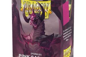 Dragon Shield Standard Matte Sleeves - Pink Sapphire (100 Sleeves)