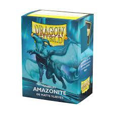 Dragon Shield Standard Matte Sleeves - Amazonite (100 Sleeves)